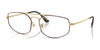 Ray-Ban EXPLORER 5 RX6545 Eyeglasses / Matte Havana On Matte Arista Gold №3188 / Size 56