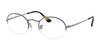 Ray-Ban OVAL GAZE RX6547 Eyeglasses | Size 52 / Havana On Gunmetal №3034