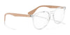 Ray-Ban ERIKA RX7046 Eyeglasses | Size 51 / Transparent Grey №8140
