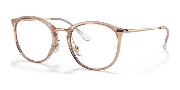 Ray-Ban RX7140 Eyeglasses / Light Brown №8124 / Size 49