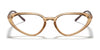 Ray-Ban RX7188 Eyeglasses | Size 54 / Transparent Light Brown №5940