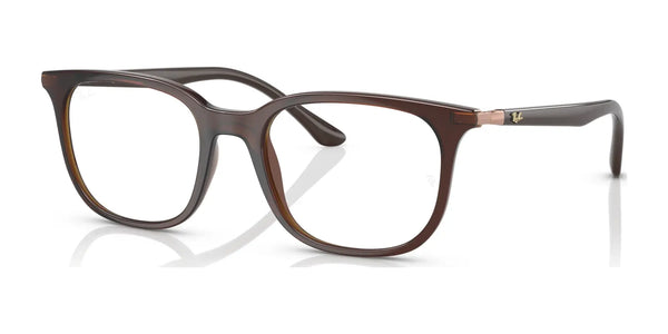 Ray-Ban RX7211F Eyeglasses | Size 53 / Transparent Brown №8207