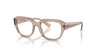 Ray-Ban LEONID RX7225 Eyeglasses / Transparent Light Brown №8317 / Size 52