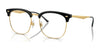 Ray-Ban RX7318D Eyeglasses | Size 54 / Black On Silver №2000