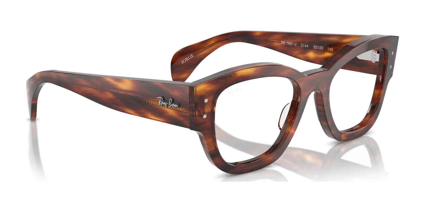 Ray-Ban JORGE RX7681V Eyeglasses | Size 52 Ray-Ban JORGE RX7681V Eyeglasses | Size 52