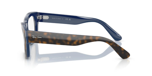 Ray-Ban JOSEPH RX7683V Eyeglasses / Size 55 / Havana Grey On Gradient Blu №8391