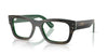 Ray-Ban JOSEPH RX7683V Eyeglasses | Size 55 / Striped Green On Green №8392
