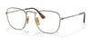 Ray-Ban FRANK RX8157V Eyeglasses | Size 48 / Demigloss Antique Gold №1222 / Clear