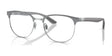 Ray-Ban RX8422 Eyeglasses Grey On Silver Ray-Ban RX8422 Eyeglasses Grey On Silver