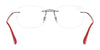 Ray-Ban RX8757 Eyeglasses / Silver №1195 / Clear / Size 51