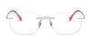 Ray-Ban RX8757 Eyeglasses / Silver №1195 / Clear / Size 51