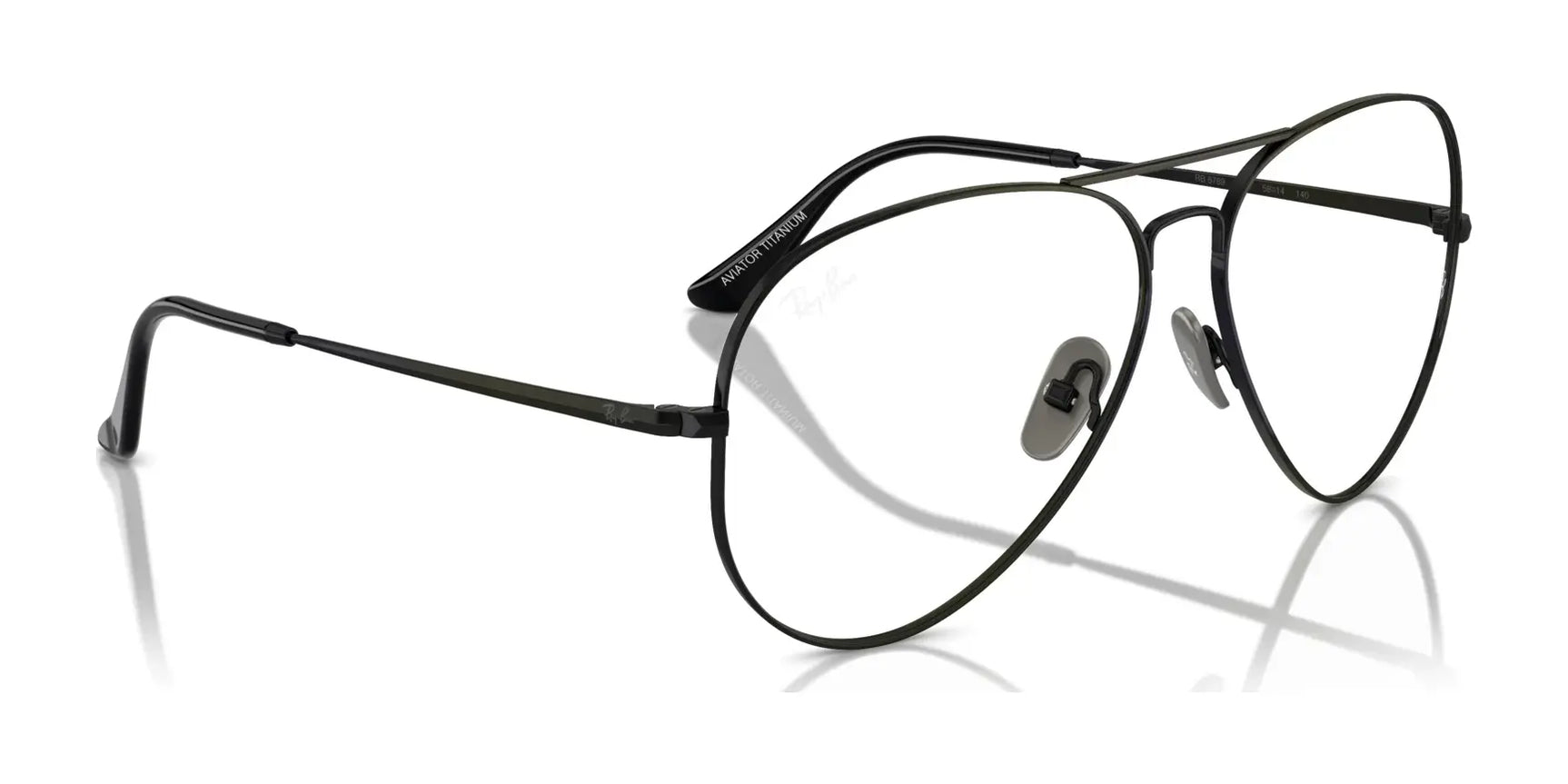 Ray-Ban AVIATOR TITANIUM RX8789 Eyeglasses | Size 58 Ray-Ban AVIATOR TITANIUM RX8789 Eyeglasses | Size 58