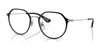Ray-Ban RY1058 Eyeglasses / Black On Silver №4064 / Size 45