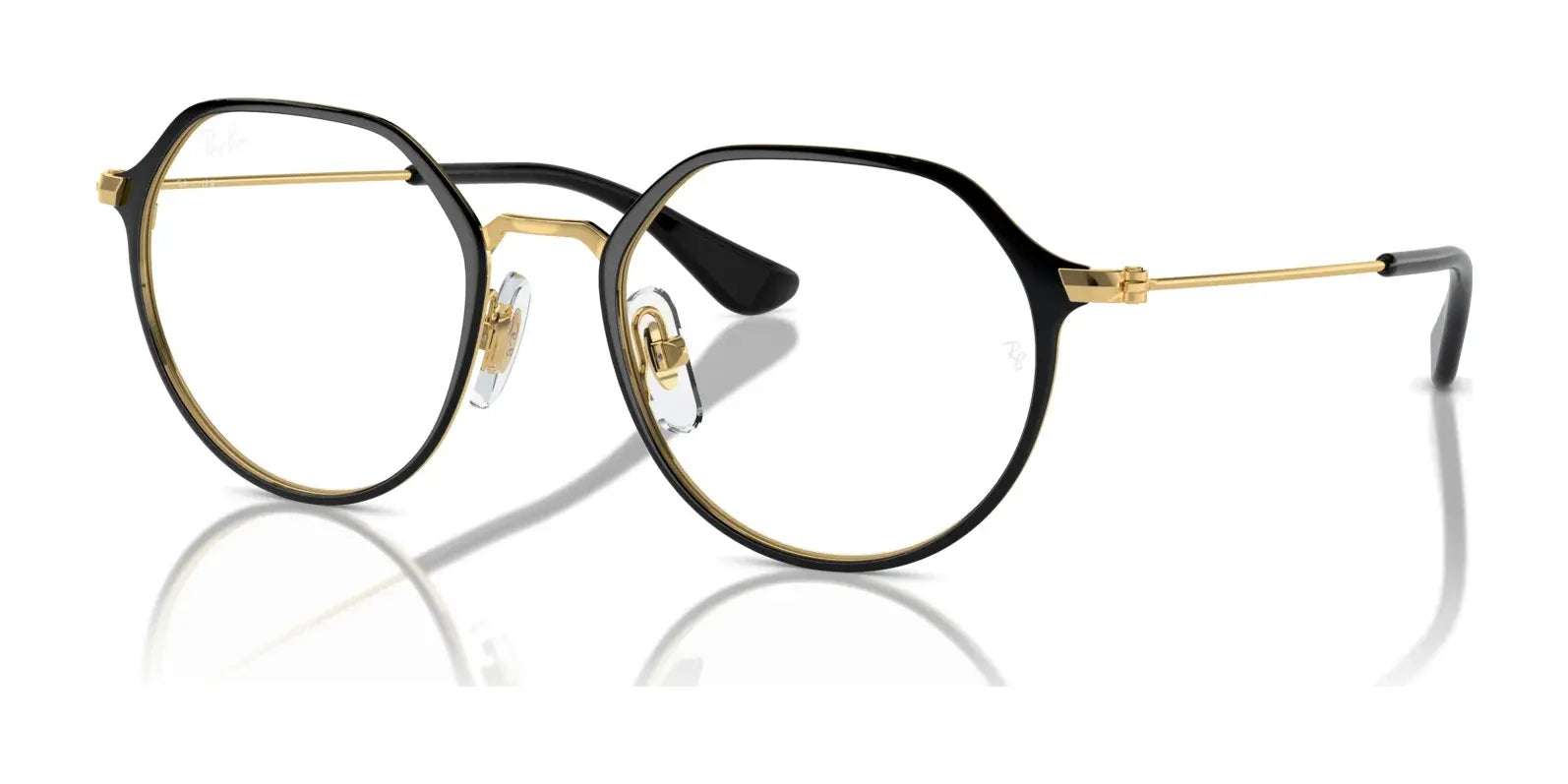 Ray-Ban RY1058 Eyeglasses Black On Gold Ray-Ban RY1058 Eyeglasses Black On Gold