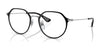 Ray-Ban RY1058F Eyeglasses | Size 49 / Black On Silver №4064