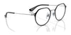 Ray-Ban RY1058F Eyeglasses | Size 49 / Black On Silver №4064