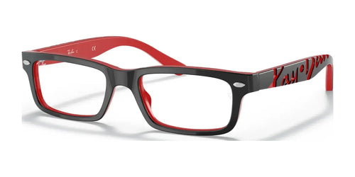 Ray-Ban RY1535 Eyeglasses / Size 48 / Black On Red №3573