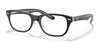 Ray-Ban RY1555 Eyeglasses / Black On Transparent №3529 / Size 46
