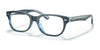 Ray-Ban RY1555F Eyeglasses | Size 48 / Blue On Blue Fluo №3667