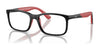 Ray-Ban RY1621 Eyeglasses / Black On Red №3928 / Size 47