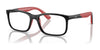 Ray-Ban RY1621F Eyeglasses | Size 49 / Black On Red №3928
