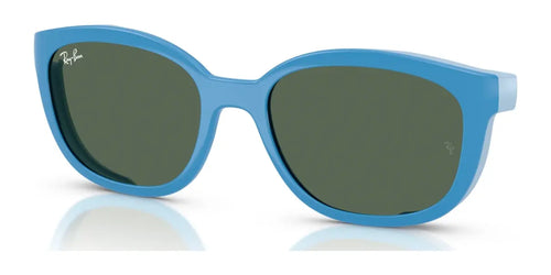 Ray-Ban RY1632C Clip-On Sunglasses / Azzurre & Rubber Azzurre №750971 / Dark Green (3N 14.3%) / Size 46