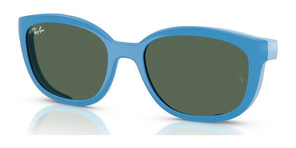 Ray-Ban RY1632C Clip-On Sunglasses / Azzurre & Rubber Azzurre №750971 / Dark Green (3N 14.3%) / Size 46