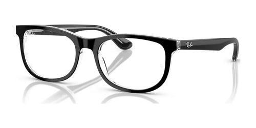 Ray-Ban RY1642 Eyeglasses / Black On Transparent №3529 / Size 46