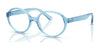 Ray-Ban RY1905F Eyeglasses | Size 46 / Transparent Blue №3981