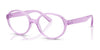 Ray-Ban RY1905F Eyeglasses | Size 46 / Transparent Violet №3985