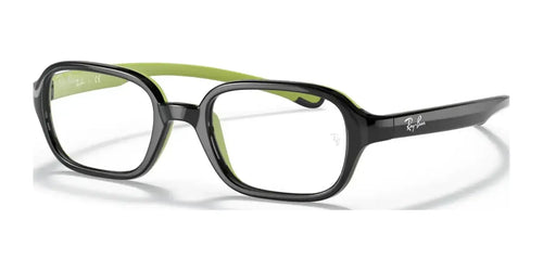 Ray-Ban RY9074V Eyeglasses / Black On Green №3882 / Size 37