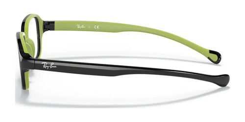 Ray-Ban RY9074V Eyeglasses / Black On Green №3882 / Size 37