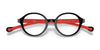Ray-Ban RY9075VF Eyeglasses | Size 46 / Black On Red №3876
