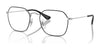 Ray-Ban RY9594V Eyeglasses / Black On Silver №4064 / Size 45