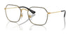Ray-Ban RY9594V Eyeglasses / Black On Gold №4086 / Size 45