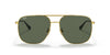 Ray-Ban RB3679D Sunglasses | Size 60 / Gold / Green Classic G-15 (3N 12.9%)