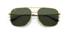 Ray-Ban RB3679D Sunglasses | Size 60 / Gold / Green Classic G-15 (3N 12.9%)