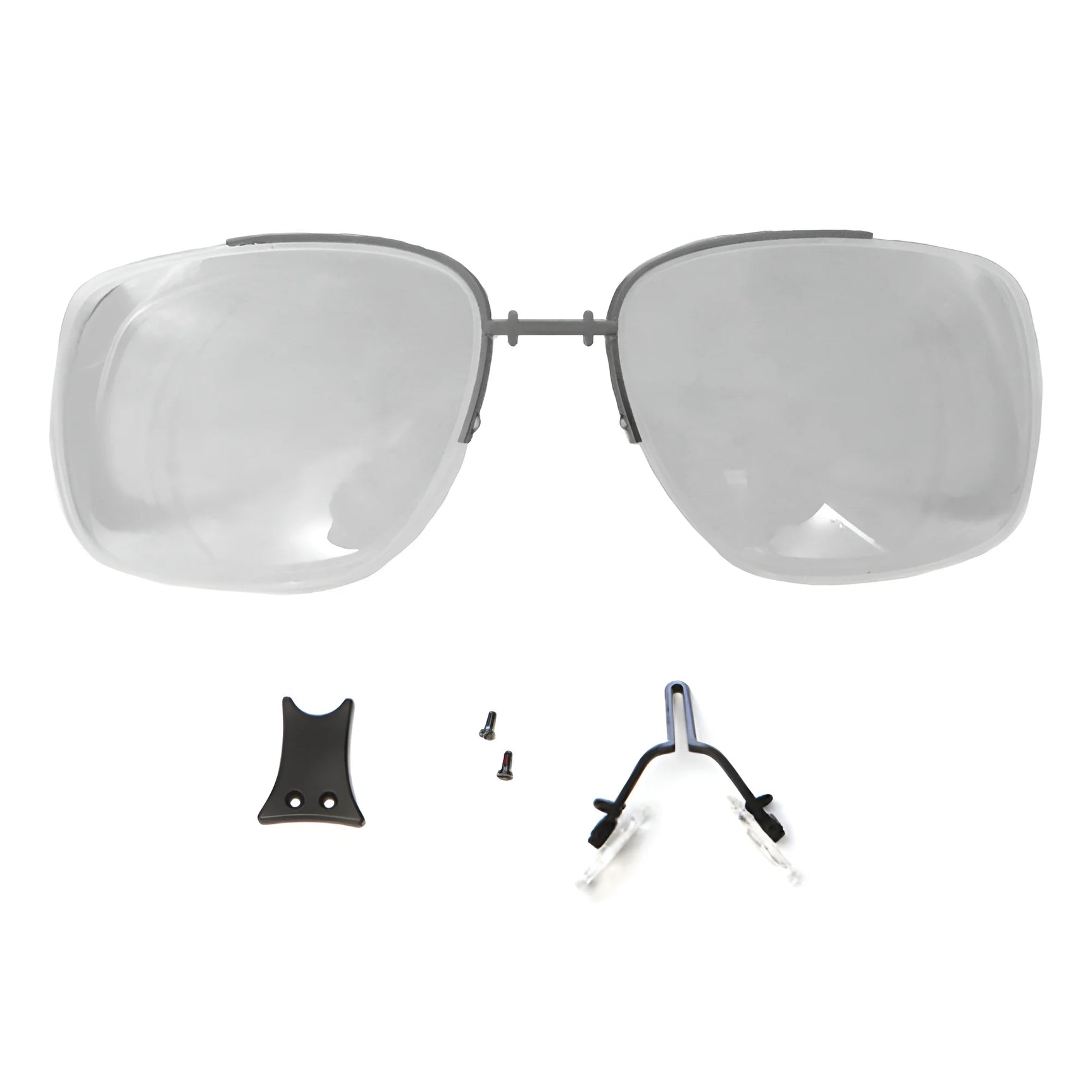 RE Ranger XLW Prescription Insert: Clear replacement lenses with a small nose pad, screws, and black mounting piece shown below—perfect for your RE Ranger XLW prescription insert or shooting frame. RE Ranger XLW Prescription Insert: Clear replacement lenses with a small nose pad, screws, and black mounting piece shown below—perfect for your RE Ranger XLW prescription insert or shooting frame.