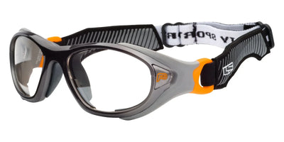 Rec Specs HELMET SPEX XL Sports Glasses Gunmetal Orange