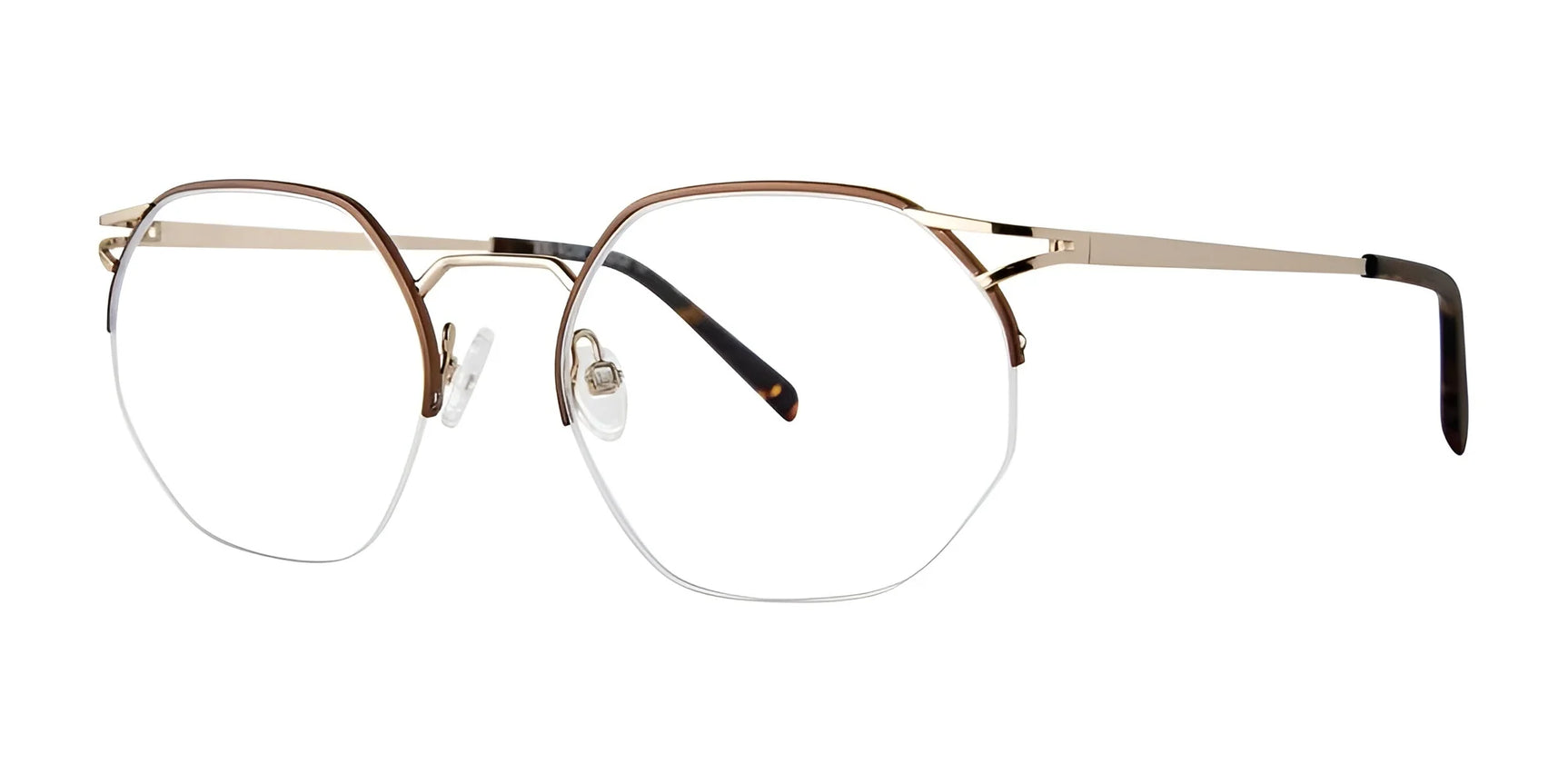 Red Rose BARLETTA Eyeglasses Brown Gold Red Rose BARLETTA Eyeglasses Brown Gold