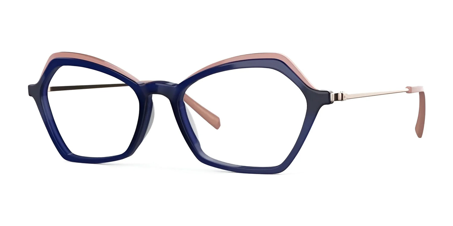 Red Rose CASSINA Eyeglasses Navy Rose Red Rose CASSINA Eyeglasses Navy Rose