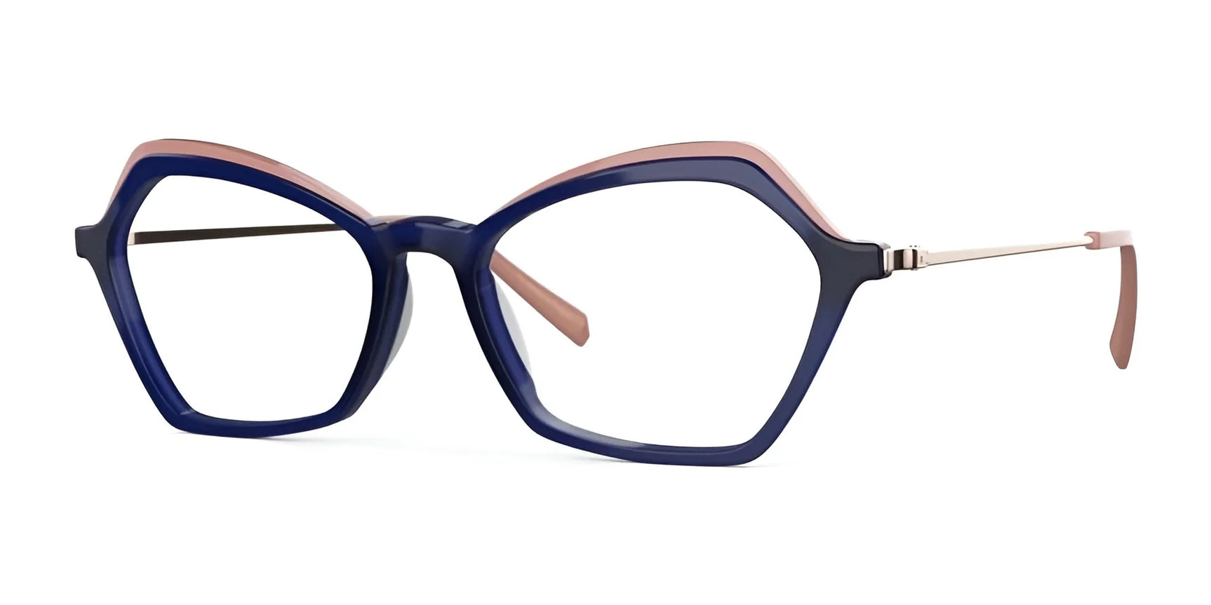 Red Rose CASSINA Eyeglasses Navy Rose Red Rose CASSINA Eyeglasses Navy Rose