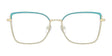 Red Rose GIOVANNA Eyeglasses Aqua Gold Red Rose GIOVANNA Eyeglasses Aqua Gold