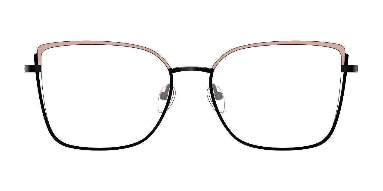 Red Rose GIOVANNA Eyeglasses Black Rose Red Rose GIOVANNA Eyeglasses Black Rose