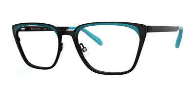 Red Rose GUBBIO Eyeglasses Black Teal