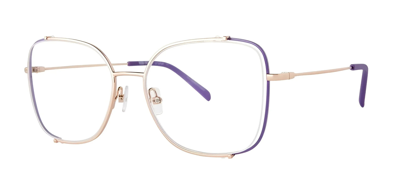 Red Rose ISOIA Eyeglasses Purple Rose Gold Red Rose ISOIA Eyeglasses Purple Rose Gold