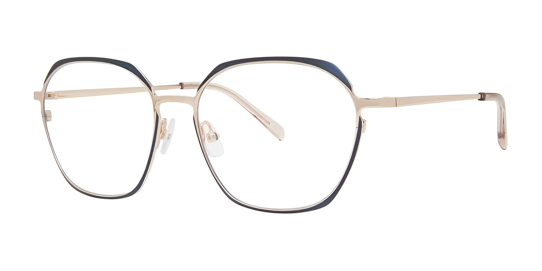 Red Rose NARNI Eyeglasses Blue / Rose Gold Red Rose NARNI Eyeglasses Blue / Rose Gold