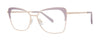 Red Rose Nola Eyeglasses / Transparent Rose / Size 53