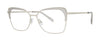 Red Rose Nola Eyeglasses / Transparent Crystal / Size 53