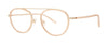 Red Rose Notte Eyeglasses / Gold / Blush / Size 49